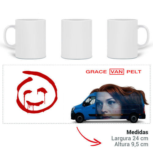 Grace Van Pelt | Caneca Personalizada Paródia Série O Mentalista