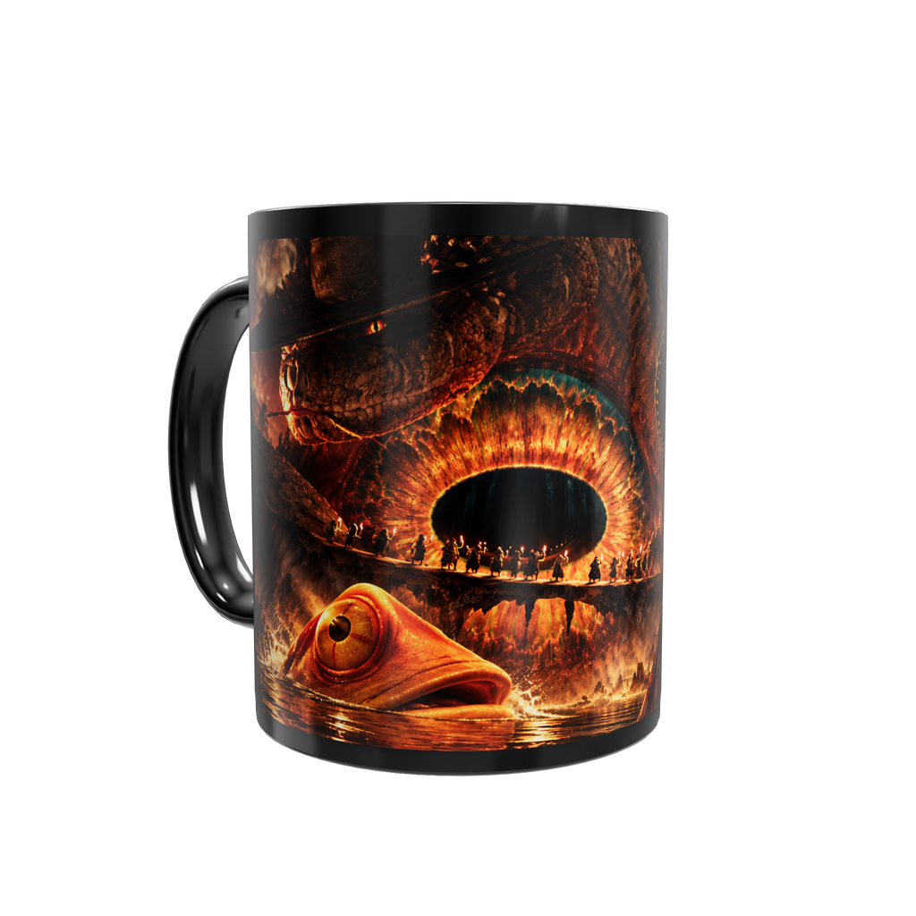 Rango - Caneca Preta | Caneca Personalizada Filme Rango Caneca Preta