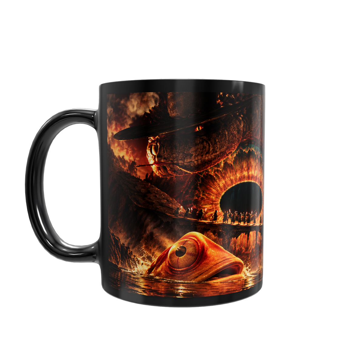 Rango - Caneca Preta | Caneca Personalizada Filme Rango Caneca Preta