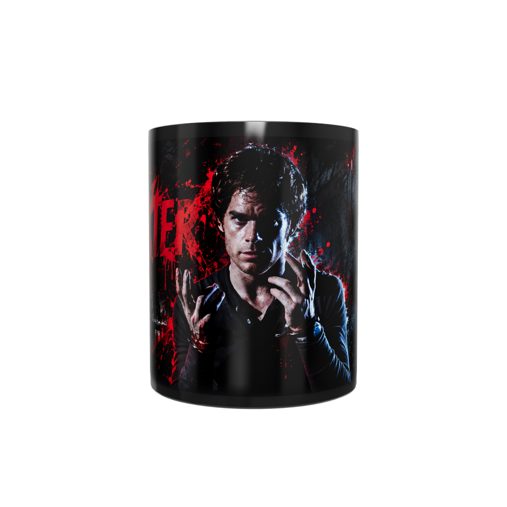 Dexter - Caneca Preta | Caneca Personalizada Série Dexter Dexter Morgan Caneca Preta