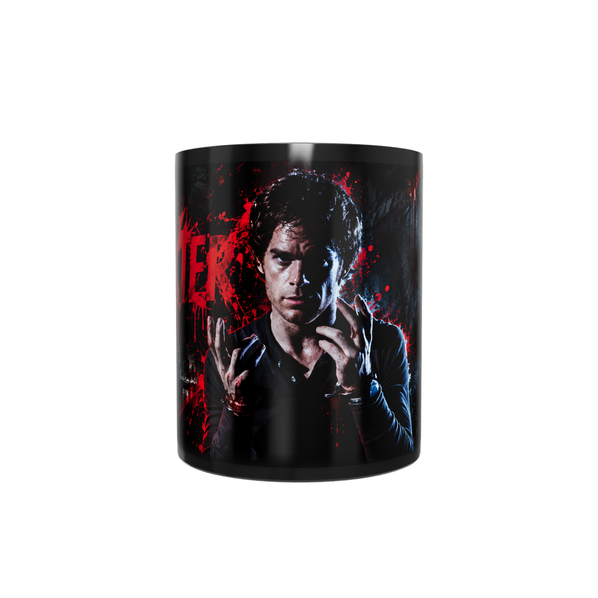 Dexter - Caneca Preta | Caneca Personalizada Série Dexter Dexter Morgan Caneca Preta