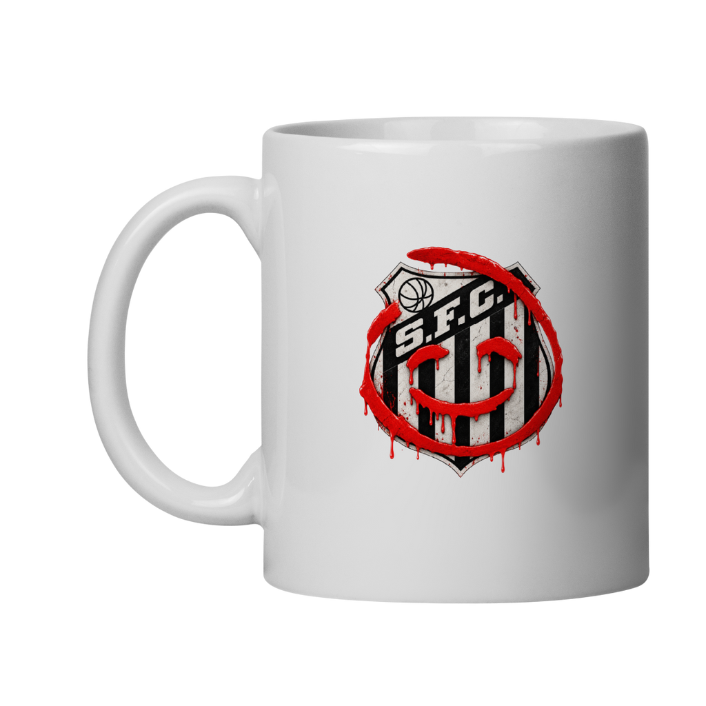 O Santista | Caneca Personalizada Paródia Série O Mentalista Patrick Jane Santista Time Santos