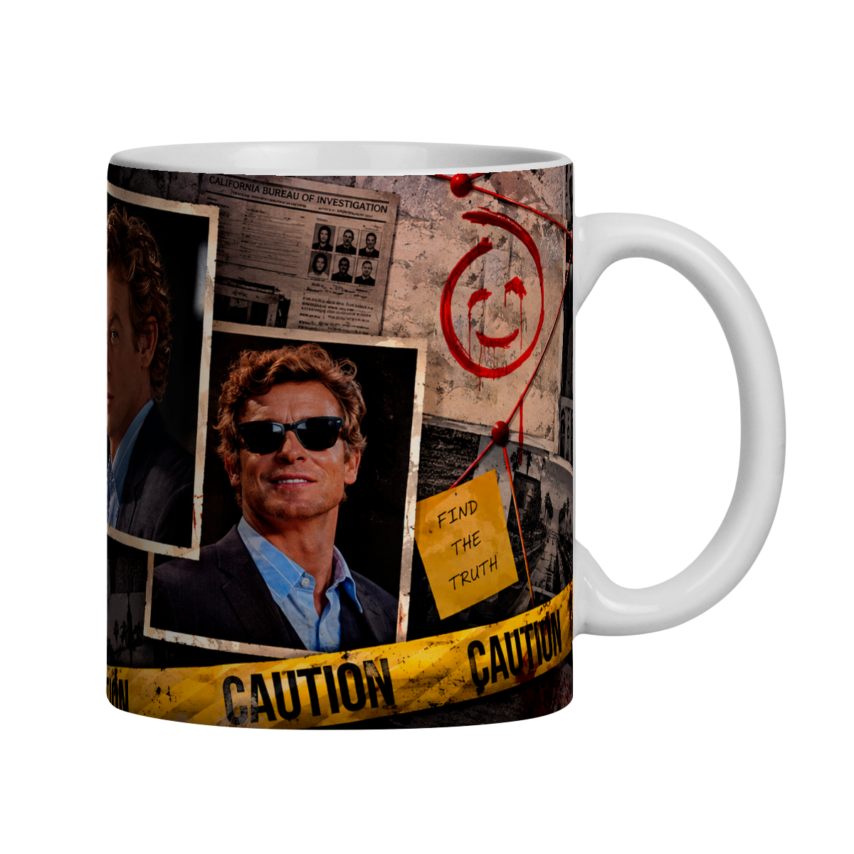 O Mentalista | Caneca Personalizada Série O Mentalista Patrick Jane