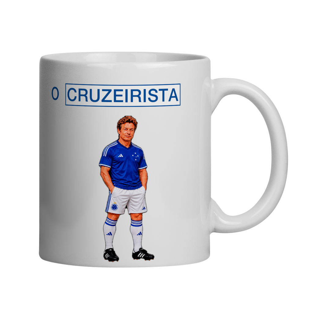 O Cruzeirista | Caneca Personalizada Paródia Série O Mentalista Patrick Jane Time Cruzeiro Esporte Clube