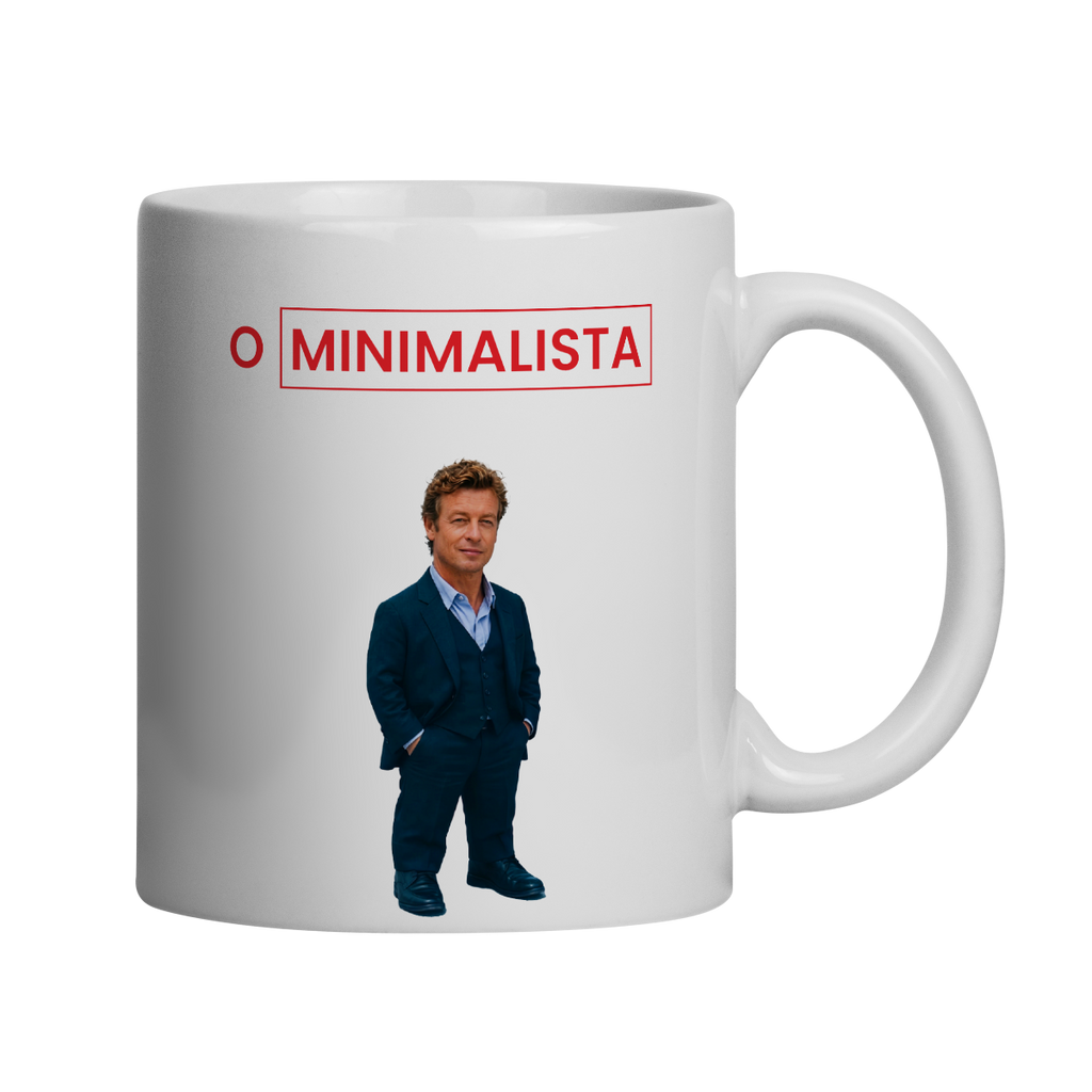 O Minimalista | Caneca Personalizada Paródia Série O Mentalista Patrick Jane Mini Canecaraio