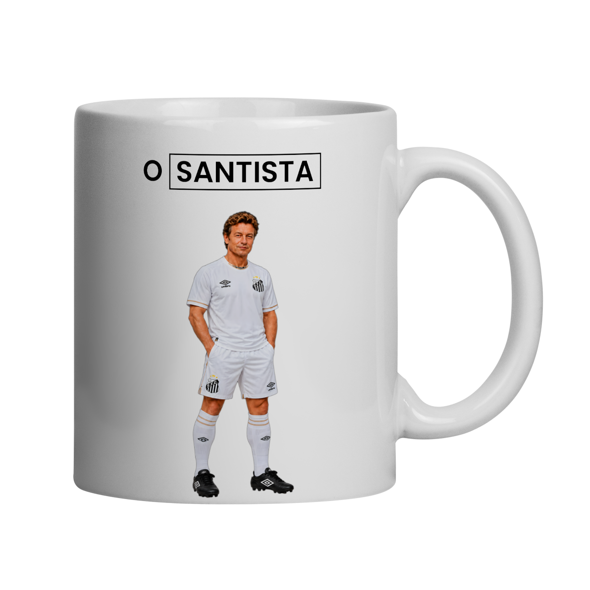 O Santista | Caneca Personalizada Paródia Série O Mentalista Patrick Jane Santista Time Santos