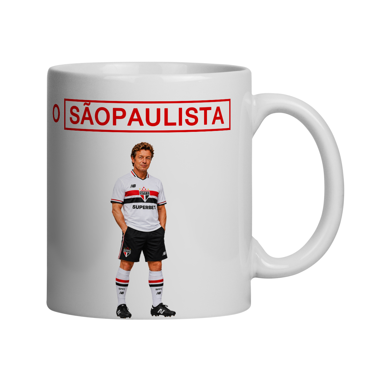 O Sãopaulista | Caneca Personalizada Paródia Série O Mentalista Patrick Jane Sãopaulista Time São Paulo SPFC