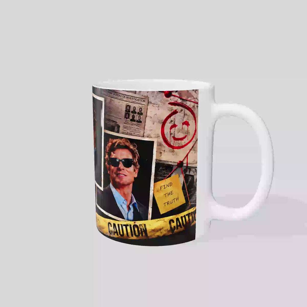 O Mentalista | Caneca Personalizada Série O Mentalista Patrick Jane