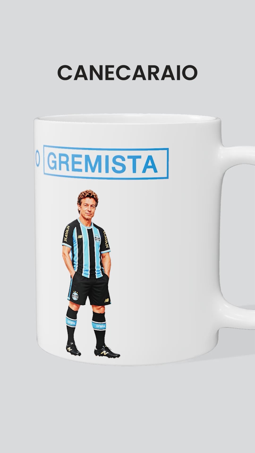 O Gremista | Caneca Personalizada Paródia Série O Mentalista Patrick Jane Gremista Time Grêmio FBPA